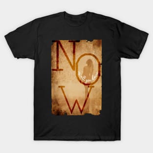 now is all you have - old journey quote T-Shirt